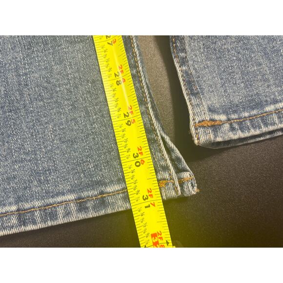 Madewell‎ NWT Mid-Rise Stovepipe Jeans in Knowland Wash Slit-Hem Edition Size 24 - Picture 4 of 6